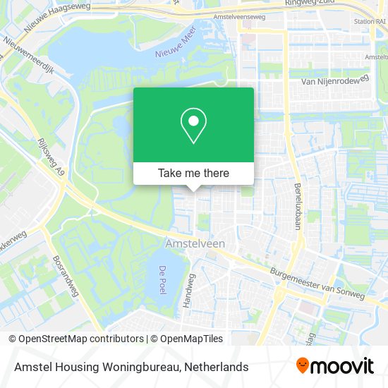 Amstel Housing Woningbureau map