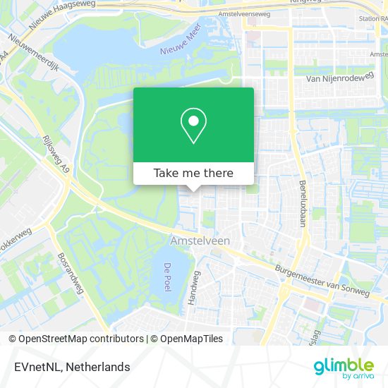 EVnetNL map