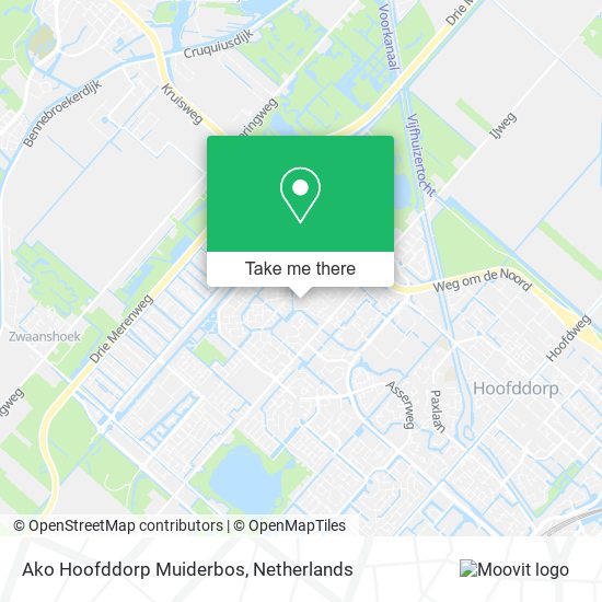 Ako Hoofddorp Muiderbos map