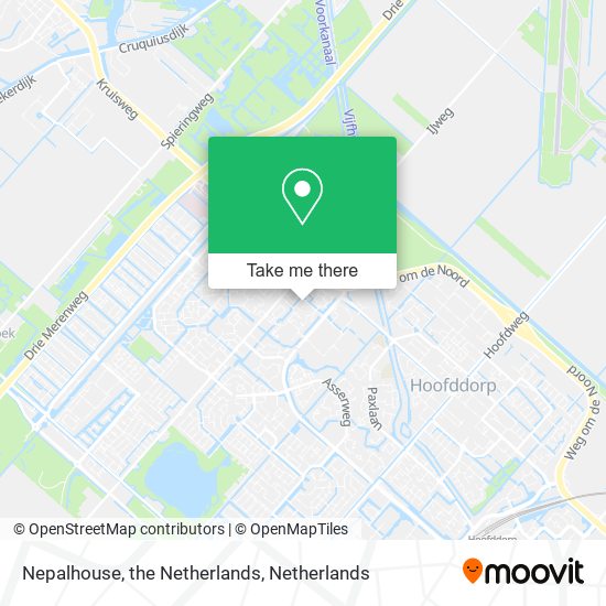 Nepalhouse, the Netherlands Karte