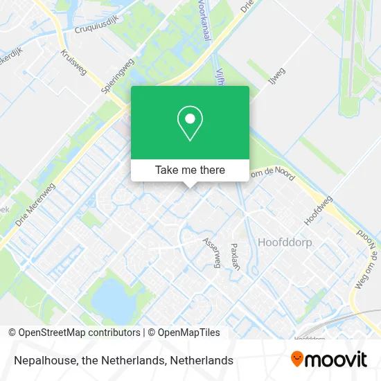 Nepalhouse, the Netherlands map
