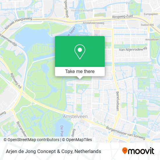 Arjen de Jong Concept & Copy map