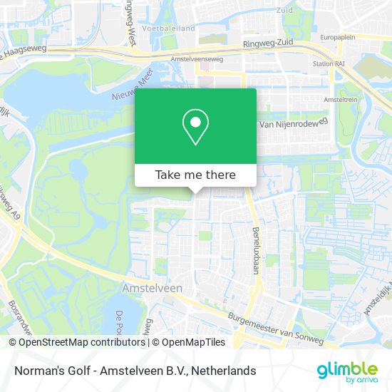 Norman's Golf - Amstelveen B.V. Karte