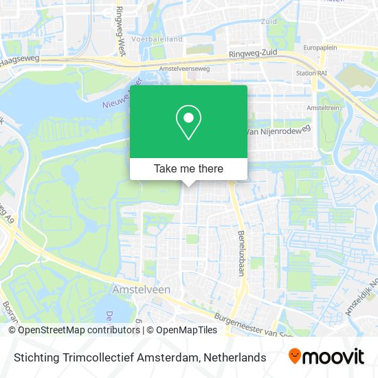 Stichting Trimcollectief Amsterdam map