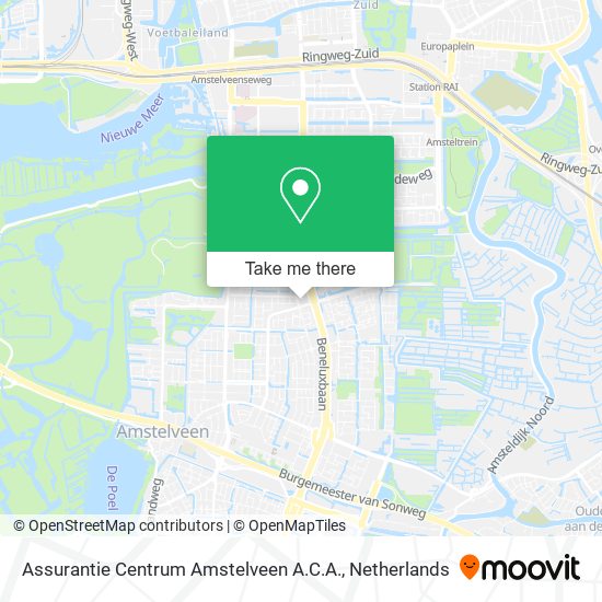 Assurantie Centrum Amstelveen A.C.A. Karte