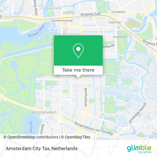 Amsterdam City Tax map