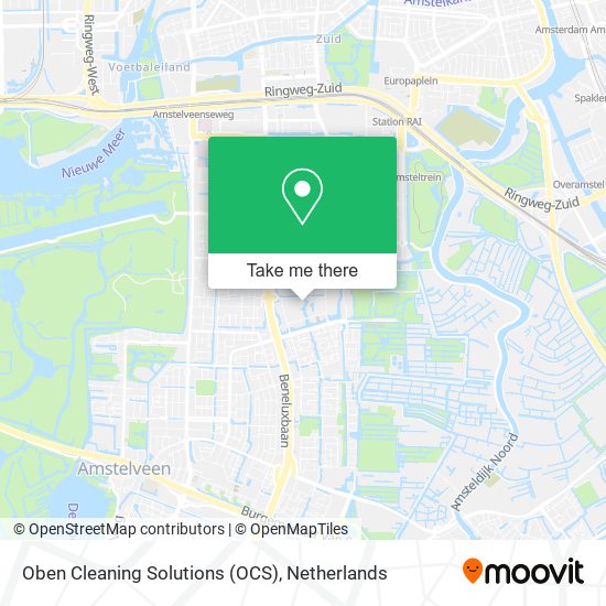 Oben Cleaning Solutions (OCS) map