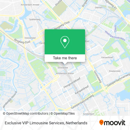 Exclusive VIP Limousine Services map