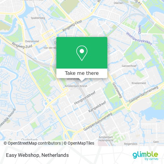 Easy Webshop map