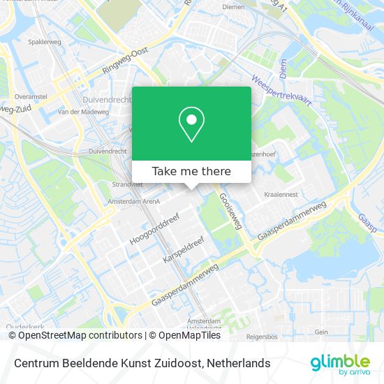 Centrum Beeldende Kunst Zuidoost map