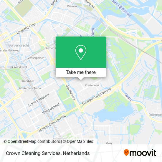 Crown Cleaning Services map