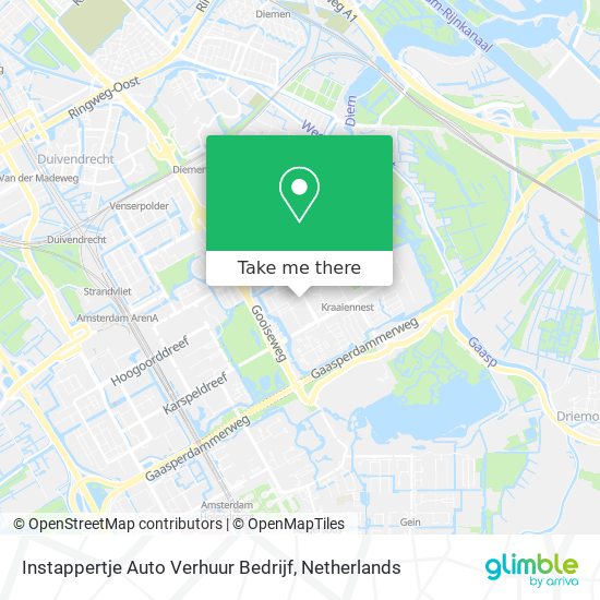 Instappertje Auto Verhuur Bedrijf map