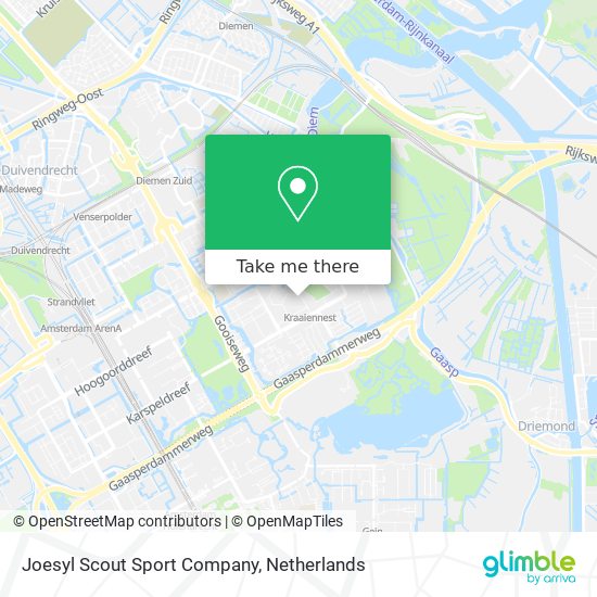 Joesyl Scout Sport Company map