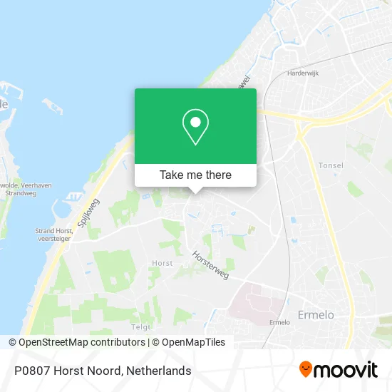 P0807 Horst Noord map