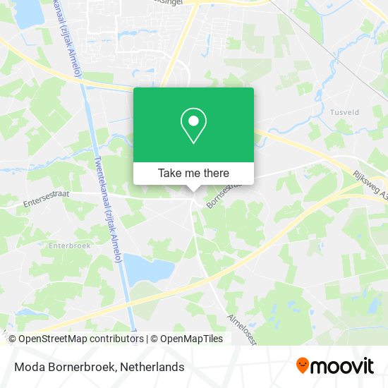 Moda Bornerbroek map