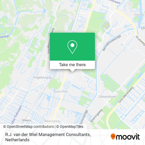 R.J. van der Wiel Management Consultants Karte