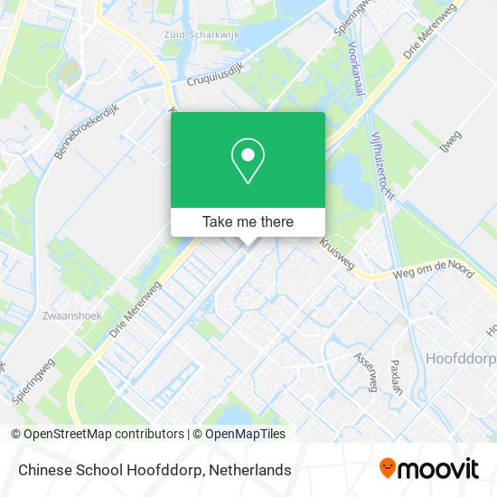 Chinese School Hoofddorp map