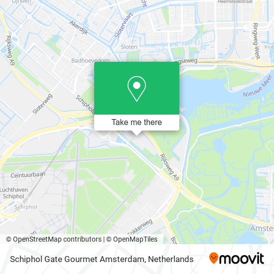 Schiphol Gate Gourmet Amsterdam map