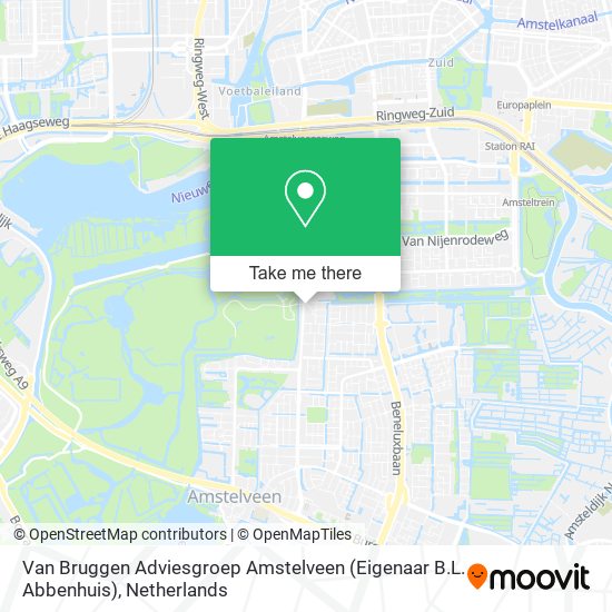 Van Bruggen Adviesgroep Amstelveen (Eigenaar B.L. Abbenhuis) Karte