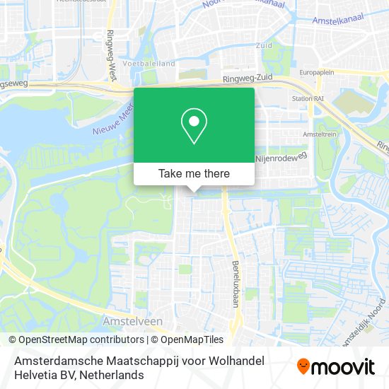 Amsterdamsche Maatschappij voor Wolhandel Helvetia BV Karte
