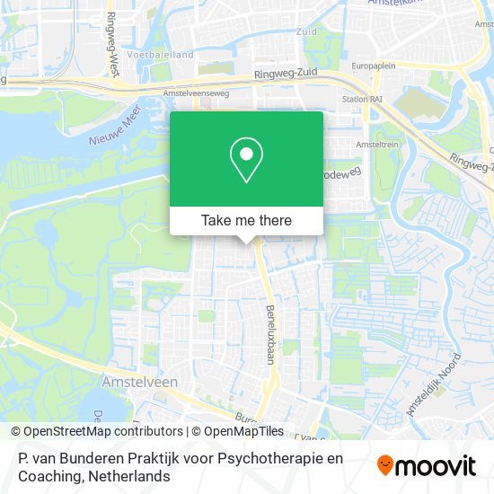 P. van Bunderen Praktijk voor Psychotherapie en Coaching map