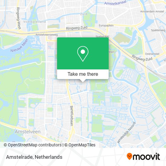 Amstelrade map