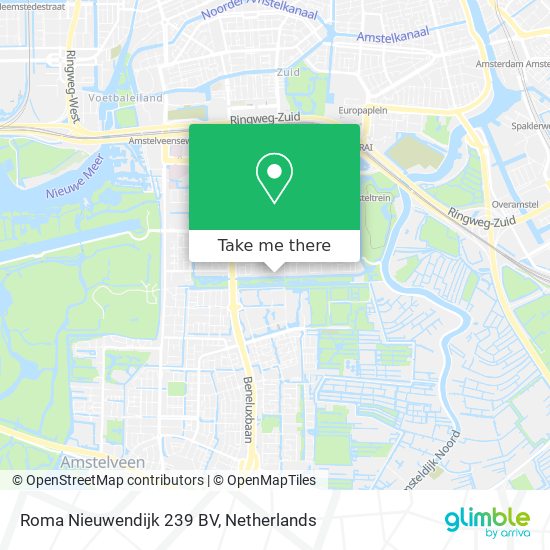Roma Nieuwendijk 239 BV map