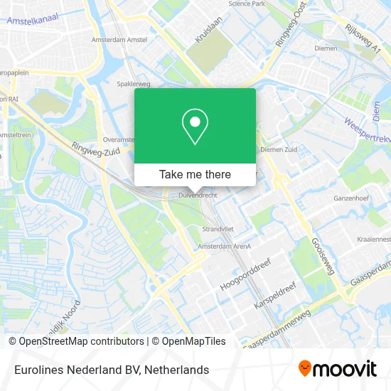 Eurolines Nederland BV map