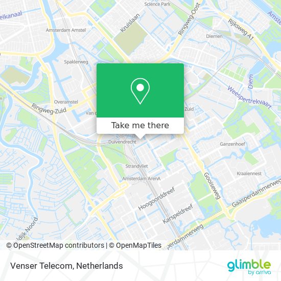 Venser Telecom map