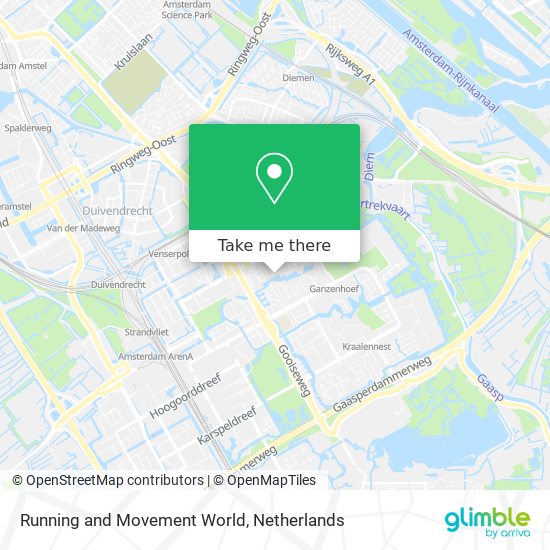 Running and Movement World Karte