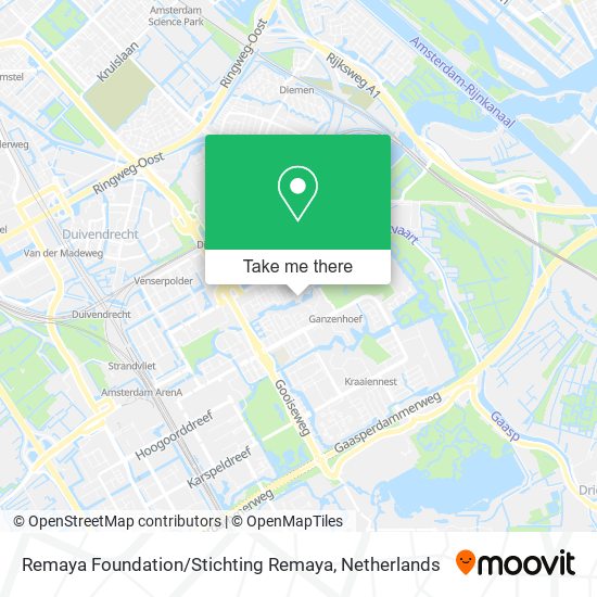 Remaya Foundation / Stichting Remaya map