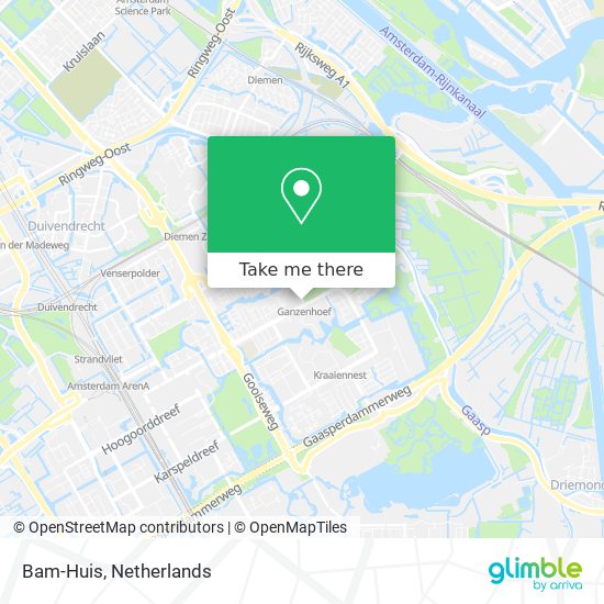 Bam-Huis map