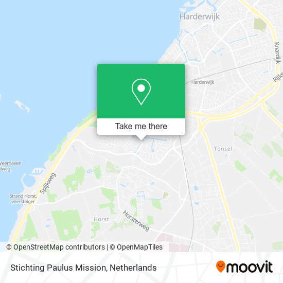 Stichting Paulus Mission map