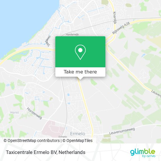 Taxicentrale Ermelo BV Karte