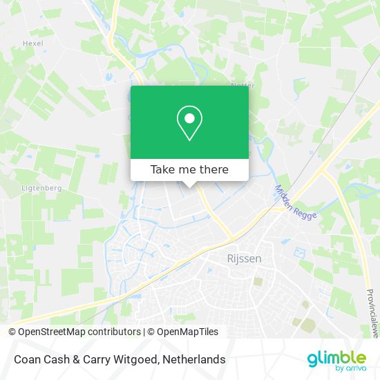 Coan Cash & Carry Witgoed map