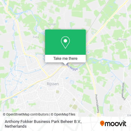 Anthony Fokker Business Park Beheer B.V. map