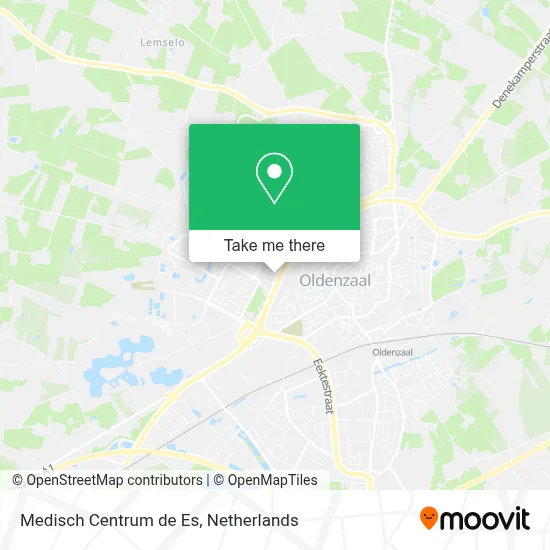 Medisch Centrum de Es map