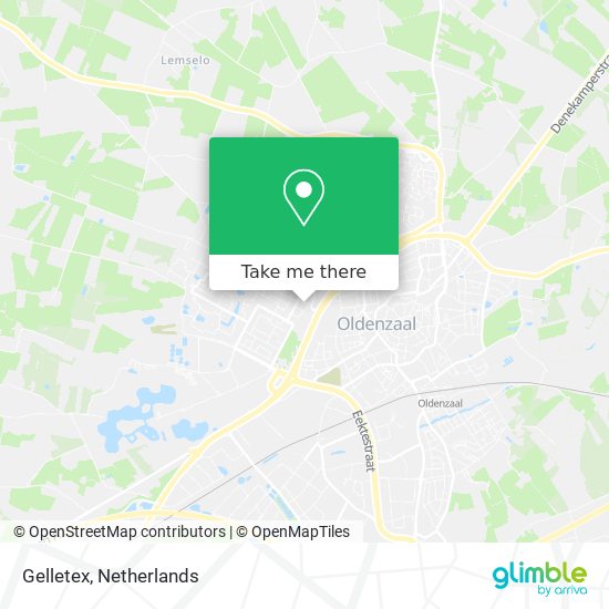 Gelletex map