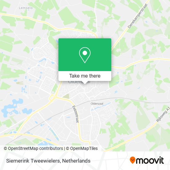 Siemerink Tweewielers map