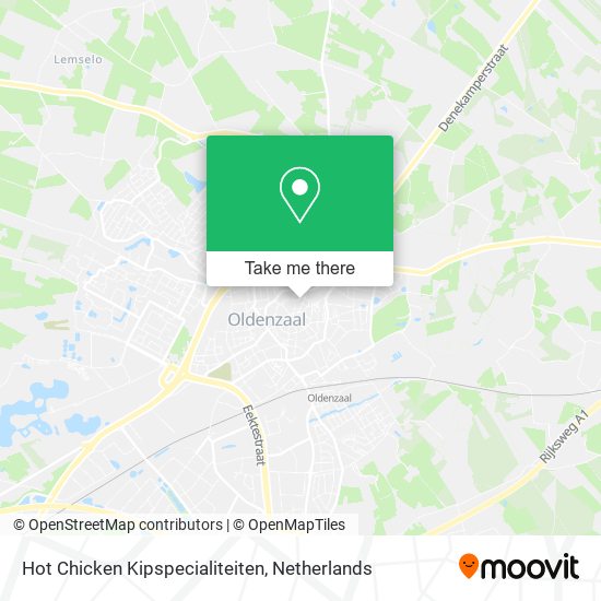 Hot Chicken Kipspecialiteiten map