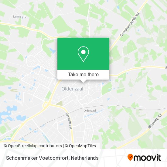 Schoenmaker Voetcomfort Karte