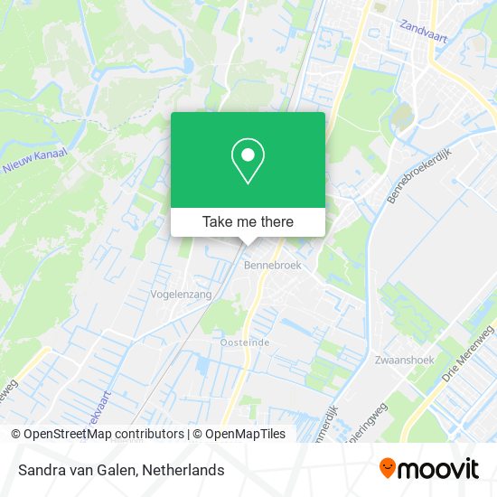 Sandra van Galen map