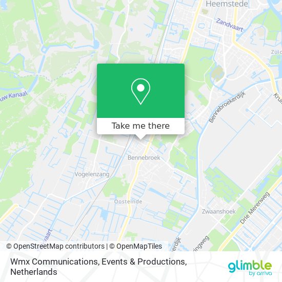 Wmx Communications, Events & Productions map