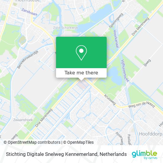 Stichting Digitale Snelweg Kennemerland map