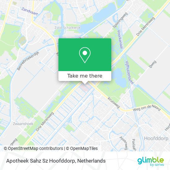 Apotheek Sahz Sz Hoofddorp map