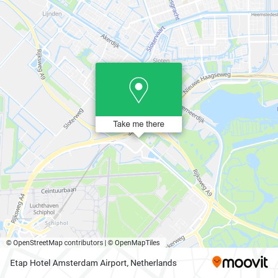 Etap Hotel Amsterdam Airport map