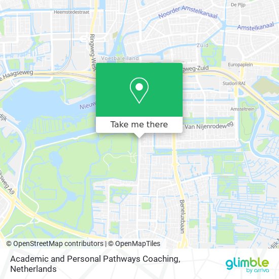 Academic and Personal Pathways Coaching map