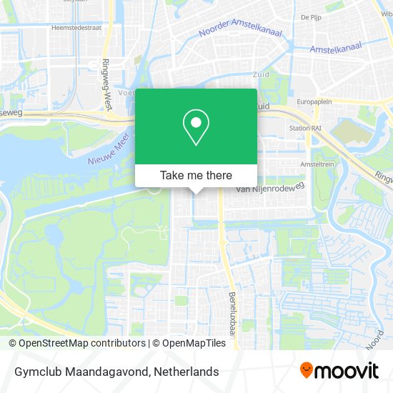 Gymclub Maandagavond map