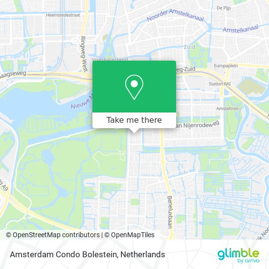 Amsterdam Condo Bolestein Karte