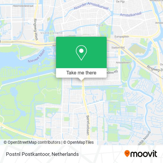 Postnl Postkantoor map